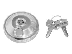 Bouchon de réservoir 30 mm baïonnette verrouillable chrome Bouchon de réservoir 30 mm baïonnette verrouillable chrome