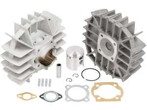 Airsal 47 mm cylinder kit angled exhaust | Puch Airsal 47 mm cylinder kit angled exhaust | Puch