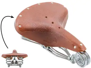 Selle BROOKS "Vintage" cuir à ressorts marron Selle BROOKS "Vintage" cuir à ressorts marron