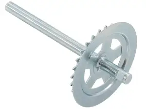 Pédalier 28 dents avec rainure de clavette, galvanisé (qualité B) | Piaggio Ciao Pédalier 28 dents avec rainure de clavette, galvanisé (qualité B) | Piaggio Ciao