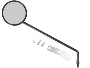 Cuppini rétroviseur rond Ø 100 mm gauche noir NOS | Vespa & Lambretta Cuppini rétroviseur rond Ø 100 mm gauche noir NOS | Vespa & Lambretta