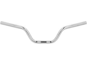 Guidon plaque de fourche 13 cm courbée chrome Guidon plaque de fourche 13 cm courbée chrome