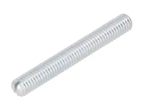 Vis sans tête M8x60 à fente, tête conique, zinguée Vis sans tête M8x60 à fente, tête conique, zinguée