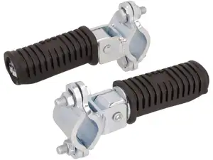 Repose-pieds rabattables (logement rond à serrer) Repose-pieds rabattables (logement rond à serrer)