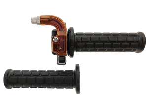Lusito throttle twist grip short throttle black / orange Lusito throttle twist grip short throttle black / orange