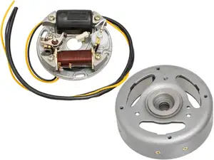 GPO Kit d'allumage 90 mm rupteur rotation à gauche 6V GPO Kit d'allumage 90 mm rupteur rotation à gauche 6V