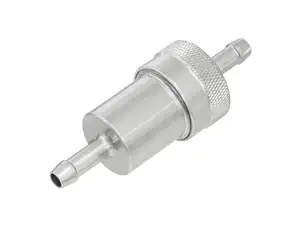 GPO Raccord filtre à essence 6 mm aluminium look titane (démontable) GPO Raccord filtre à essence 6 mm aluminium look titane (démontable)