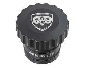 66HEROES bouchon de réservoir "66HEROES" ondulé noir | Piaggio Ciao, Bravo 66HEROES bouchon de réservoir "66HEROES" ondulé noir | Piaggio Ciao, Bravo