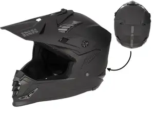 Casque de cross IXS noir mat (XL) Casque de cross IXS noir mat (XL)