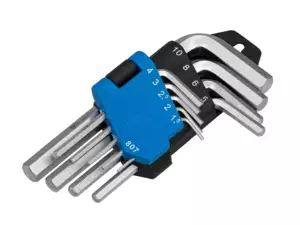 BGS Jeu de clés mâles coudées à six pans creux 9 pcs. BGS Jeu de clés mâles coudées à six pans creux 9 pcs.