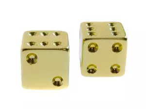 Bouchons de valve cube or Bouchons de valve cube or