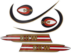Klebersatz «DKW» Rahmen & Tank | DKW M50 / Victoria Klebersatz «DKW» Rahmen & Tank | DKW M50 / Victoria