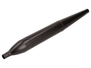 Silencieux d'échappement Ø 28 / 70 mm noir Silencieux d'échappement Ø 28 / 70 mm noir