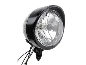 Scheinwerfer «Michigan» Rillen schwarz Scheinwerfer «Michigan» Rillen schwarz