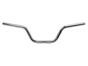 Guidon plaque de fourche 13 cm courbée chrome Guidon plaque de fourche 13 cm courbée chrome