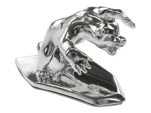 Figurine décorative Wild Bear grande Chrome Figurine décorative Wild Bear grande Chrome