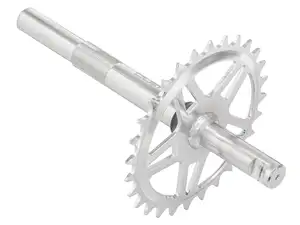 swiing® revival Axe de pédalier 28 dents chromé | Tigra Pionier P30-74, P30-R, Caravelle swiing® revival Axe de pédalier 28 dents chromé | Tigra Pionier P30-74, P30-R, Caravelle