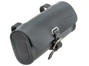 Sacoche de selle BROOKS ovale en cuir noir Sacoche de selle BROOKS ovale en cuir noir