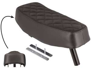 Banc long à carreaux noir | Puch Maxi Banc long à carreaux noir | Puch Maxi