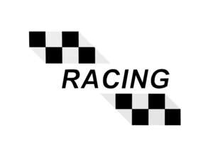 Autocollant pour réservoir « RACING » noir | Puch X30 NG-2AH Autocollant pour réservoir « RACING » noir | Puch X30 NG-2AH