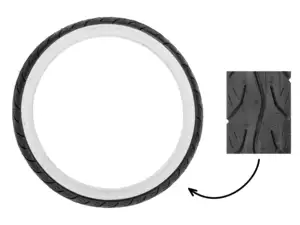 Merrick 2.25 x 16" MK 528 Weisswand Reifen Merrick 2.25 x 16" MK 528 Weisswand Reifen