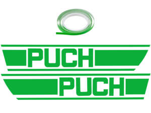 swiing® revival Sticker Set, Tank, Bright Green, Vinyl Cut | Puch X30 swiing® revival Sticker Set, Tank, Bright Green, Vinyl Cut | Puch X30