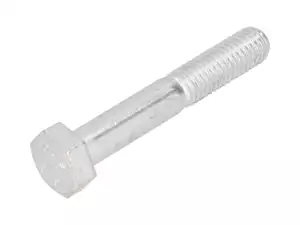 M8x50 hexagon head screw, galvanized shank M8x50 hexagon head screw, galvanized shank