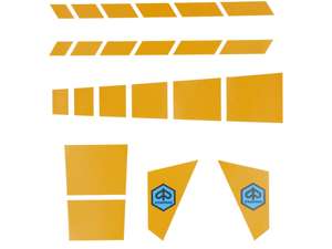 Kit d'autocollants cadre orange | Piaggio SUPERbravo Kit d'autocollants cadre orange | Piaggio SUPERbravo
