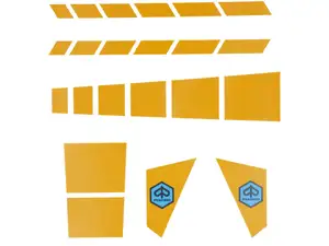 Kit d'autocollants cadre orange | Piaggio SUPERbravo Kit d'autocollants cadre orange | Piaggio SUPERbravo