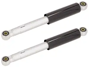Stossdämpfer 30 cm silber / schwarz (Paar) | Puch Maxi S, Supermaxi Stossdämpfer 30 cm silber / schwarz (Paar) | Puch Maxi S, Supermaxi