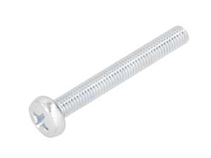 Vis M6x50 tête bombée croix galvanisée Vis M6x50 tête bombée croix galvanisée