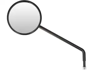 Rétroviseur Bumm rond coudé gauche noir Rétroviseur Bumm rond coudé gauche noir