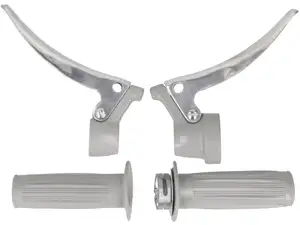 Handle set automatic pointed gray Handle set automatic pointed gray