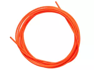 Gaine de câble Ø 5 mm orange fluo (rouleau de 6 mètres) graissée au PTFE Gaine de câble Ø 5 mm orange fluo (rouleau de 6 mètres) graissée au PTFE