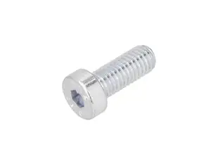 Vis M8x20 tête cylindrique basse à six pans creux zinguée Vis M8x20 tête cylindrique basse à six pans creux zinguée