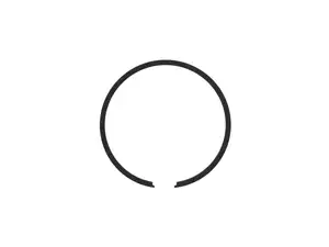 DMP Kolbenring 45x1.5 mm schwarz | Puch DMP Kolbenring 45x1.5 mm schwarz | Puch