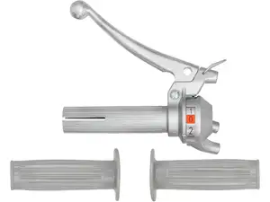 swiing® revival Poignée de commande 2 vitesses (réplique Magura) argentée swiing® revival Poignée de commande 2 vitesses (réplique Magura) argentée