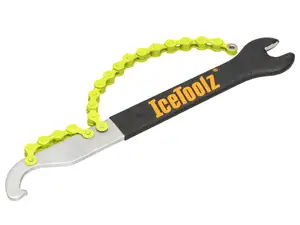 IceToolz Kombiwerkzeug «H410» 1.2"x1.8" Kettenpeitsche, Hakenschlüssel, Pedalschlüssel IceToolz Kombiwerkzeug «H410» 1.2"x1.8" Kettenpeitsche, Hakenschlüssel, Pedalschlüssel