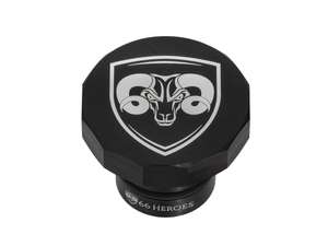66HEROES Bouchon de réservoir rectangulaire "66HEROES" noir | Puch 66HEROES Bouchon de réservoir rectangulaire "66HEROES" noir | Puch