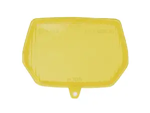 Glass spotlight angular yellow Glass spotlight angular yellow