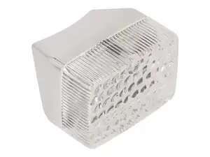 Feu arrière chromé - blanc Feu arrière chromé - blanc