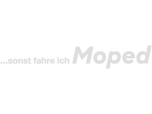 mk-merch Autocollant "... sinon je roule en mobylette" 260 x 40 mm blanc mk-merch Autocollant "... sinon je roule en mobylette" 260 x 40 mm blanc