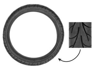 Pneus Continental 2.75 x 17" Go Semi-Slick Pneus Continental 2.75 x 17" Go Semi-Slick