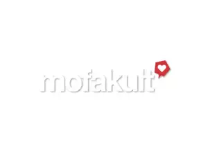 mk-Merch Autocollant "mofakult" tracé 80 x 20 mm blanc mk-Merch Autocollant "mofakult" tracé 80 x 20 mm blanc