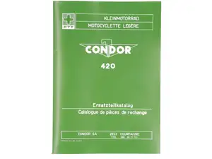 Spare parts catalog | Condor PTT Type 420 small motorcycle Spare parts catalog | Condor PTT Type 420 small motorcycle