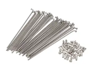 GPO Speichen-Set inkl. Nippel (2.9 x 157 mm) Hinterrad Inox | Piaggio Ciao, Bravo, Boxer GPO Speichen-Set inkl. Nippel (2.9 x 157 mm) Hinterrad Inox | Piaggio Ciao, Bravo, Boxer