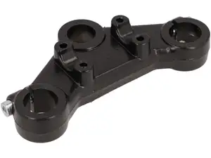 EBR upper triple tree aluminum (Ø 28 mm spars) black EBR upper triple tree aluminum (Ø 28 mm spars) black