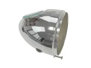 Cache-ampoule Lampe à œufs Ø 103 mm (fixation centrale) Chrome Cache-ampoule Lampe à œufs Ø 103 mm (fixation centrale) Chrome