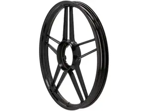 Felge 17" Guss schwarz (5 Doppel-Speichen) Grimeca Nachbau | Puch Felge 17" Guss schwarz (5 Doppel-Speichen) Grimeca Nachbau | Puch