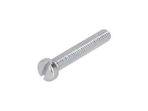 Vis M6x35 tête cylindrique fendue zinguée Vis M6x35 tête cylindrique fendue zinguée